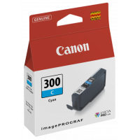 1 x Genuine Canon PFI-300C Cyan Ink Cartridge