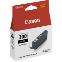 1 x Genuine Canon PFI-300MBK Matte Black Ink Cartridge