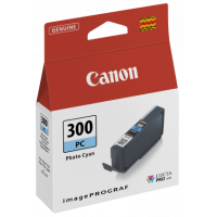 1 x Genuine Canon PFI-300PC Photo Cyan Ink Cartridge