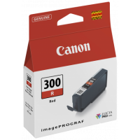 1 x Genuine Canon PFI-300R Red Ink Cartridge