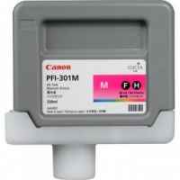 1 x Genuine Canon PFI-301M Magenta Ink Cartridge
