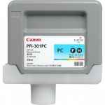 1 x Genuine Canon PFI-301PC Photo Cyan Ink Cartridge