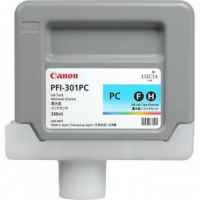 1 x Genuine Canon PFI-301PC Photo Cyan Ink Cartridge