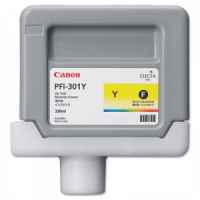 1 x Genuine Canon PFI-301Y Yellow Ink Cartridge