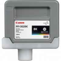 1 x Genuine Canon PFI-302BK Black Ink Cartridge