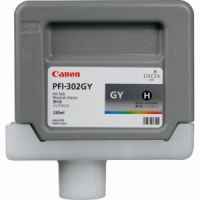 1 x Genuine Canon PFI-302GY Grey Ink Cartridge