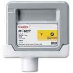 1 x Genuine Canon PFI-303Y Yellow Ink Cartridge