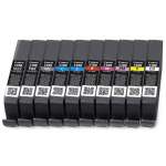 10 Pack Genuine Canon PFI-5100 Ink Cartridge Set (1MBK,1C,1M,1Y,1R,1GY,1CO,1PBK,1PC,1PM)
