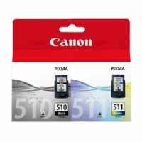 1 x Genuine Canon PG-510 CL-511 Ink Cartridge Twin Pack