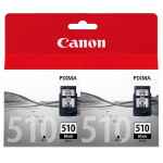 1 x Genuine Canon PG-510 Black Ink Cartridge Twin Pack