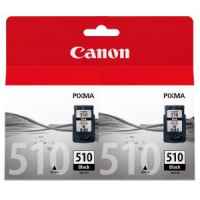 1 x Genuine Canon PG-510 Black Ink Cartridge Twin Pack