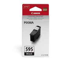 1 x Genuine Canon PG-595 Black Ink Cartridge Standard Yield