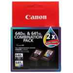 1 x Genuine Canon PG-640XL CL-641XL Ink Cartridge Twin Pack