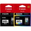 2 Pack Genuine Canon PG-640XL CL-641XL Ink Cartridge Set High Yield
