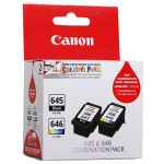 1 x Genuine Canon PG-645 CL-646 Ink Cartridge Twin Pack