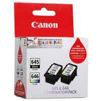 1 x Genuine Canon PG-645 CL-646 Ink Cartridge Twin Pack
