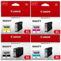 4 Pack Genuine Canon PGI-1600XL PGI-1600XL Ink Cartridge Set High Yield (1BK,1C,1M,1Y)