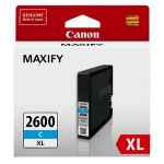 1 x Genuine Canon PGI-2600XLC Cyan Ink Cartridge High Yield