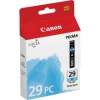 1 x Genuine Canon PGI-29PC Photo Cyan Ink Cartridge