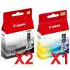 3 Pack Genuine Canon PGI-35BK CLI-36C Ink Cartridge Set (2BK,1C)