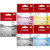 Canon PGI-520 CLI-521 Ink Cartridges