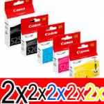 10 Pack Genuine Canon PGI-525 CLI-526 Ink Cartridge Set (2BK,2PBK,2C,2M,2Y)