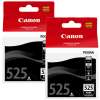 1 x Genuine Canon PGI-525BK Black Ink Cartridge Twin Pack