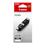 1 x Genuine Canon PGI-650BK Black Ink Cartridge