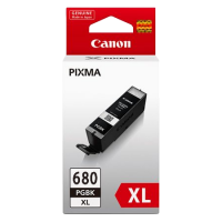 1 x Genuine Canon PGI-680XLBK Black Ink Cartridge High Yield
