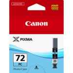1 x Genuine Canon PGI-72PC Photo Cyan Ink Cartridge