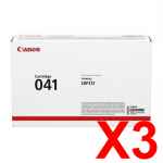 3 x Genuine Canon CART-041 Toner Cartridge