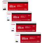 4 Pack Genuine Canon CART-055H Toner Cartridge Set High Yield