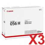 3 x Genuine Canon CART-056H Toner Cartridge High Yield