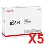 5 x Genuine Canon CART-056H Toner Cartridge High Yield