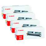 4 Pack Genuine Canon CART-301 Toner Cartridge Set