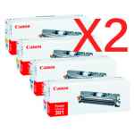 2 Lots of 4 Pack Genuine Canon CART-301 Toner Cartridge Set