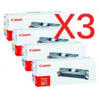 3 Lots of 4 Pack Genuine Canon CART-301 Toner Cartridge Set