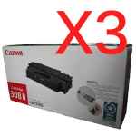 3 x Genuine Canon CART-308II Toner Cartridge High Yield