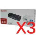 3 x Genuine Canon CART-308 Toner Cartridge