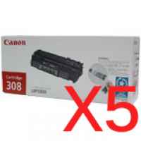 5 x Genuine Canon CART-308 Toner Cartridge