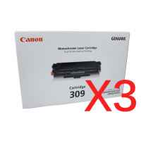 3 x Genuine Canon CART-309 Toner Cartridge