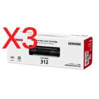 3 x Genuine Canon CART-312 Toner Cartridge