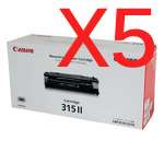 5 x Genuine Canon CART-315II Toner Cartridge High Yield