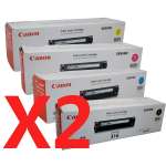 2 Lots of 4 Pack Genuine Canon CART-316 Toner Cartridge Set