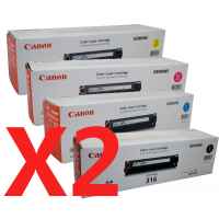 2 Lots of 4 Pack Genuine Canon CART-316 Toner Cartridge Set