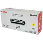 1 x Genuine Canon CART-317Y Yellow Toner Cartridge