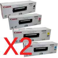 2 Lots of 4 Pack Genuine Canon CART-318 Toner Cartridge Set