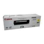 1 x Genuine Canon CART-318Y Yellow Toner Cartridge