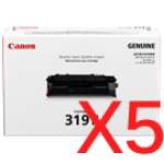 5 x Genuine Canon CART-319II Toner Cartridge High Yield