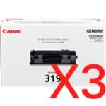 3 x Genuine Canon CART-319 Toner Cartridge